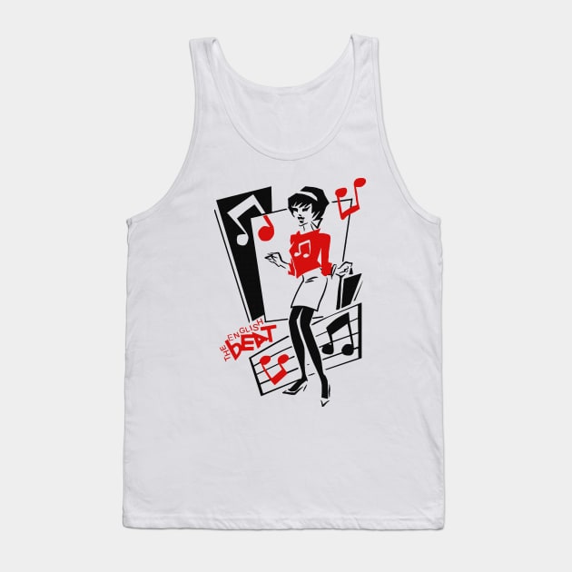 The English Beat 90s Tank Top by Ilustra Zee Art